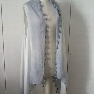 Boutique Sheer Long Vest